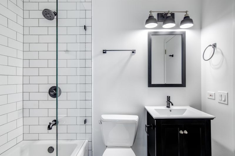 Renovated Bathroom with Modern Tiles